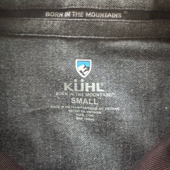 Kuhl Descendr Flannel Long Sleeve Button Down Shirt Men's S - Picture 6 of 8